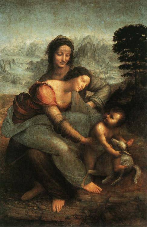 LEONARDO da Vinci The Virgin and St Anne (mk08)